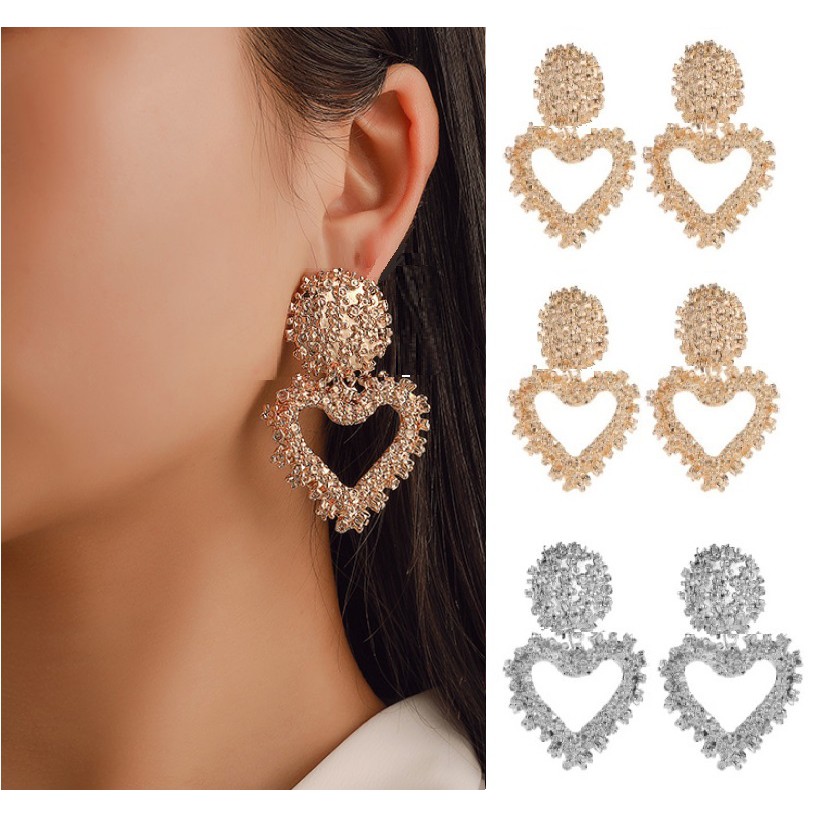 Anting Panjang GANTUNG Korea Fashion Vintage Earrings Women Korean Style Earing Giwang Geometr