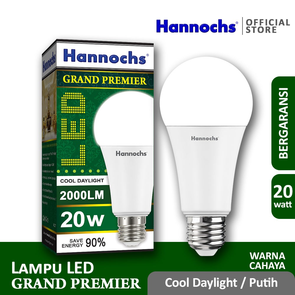 Jual Hannochs Lampu Led Grand Premier 20 Watt Cahaya Putih Indonesia ...