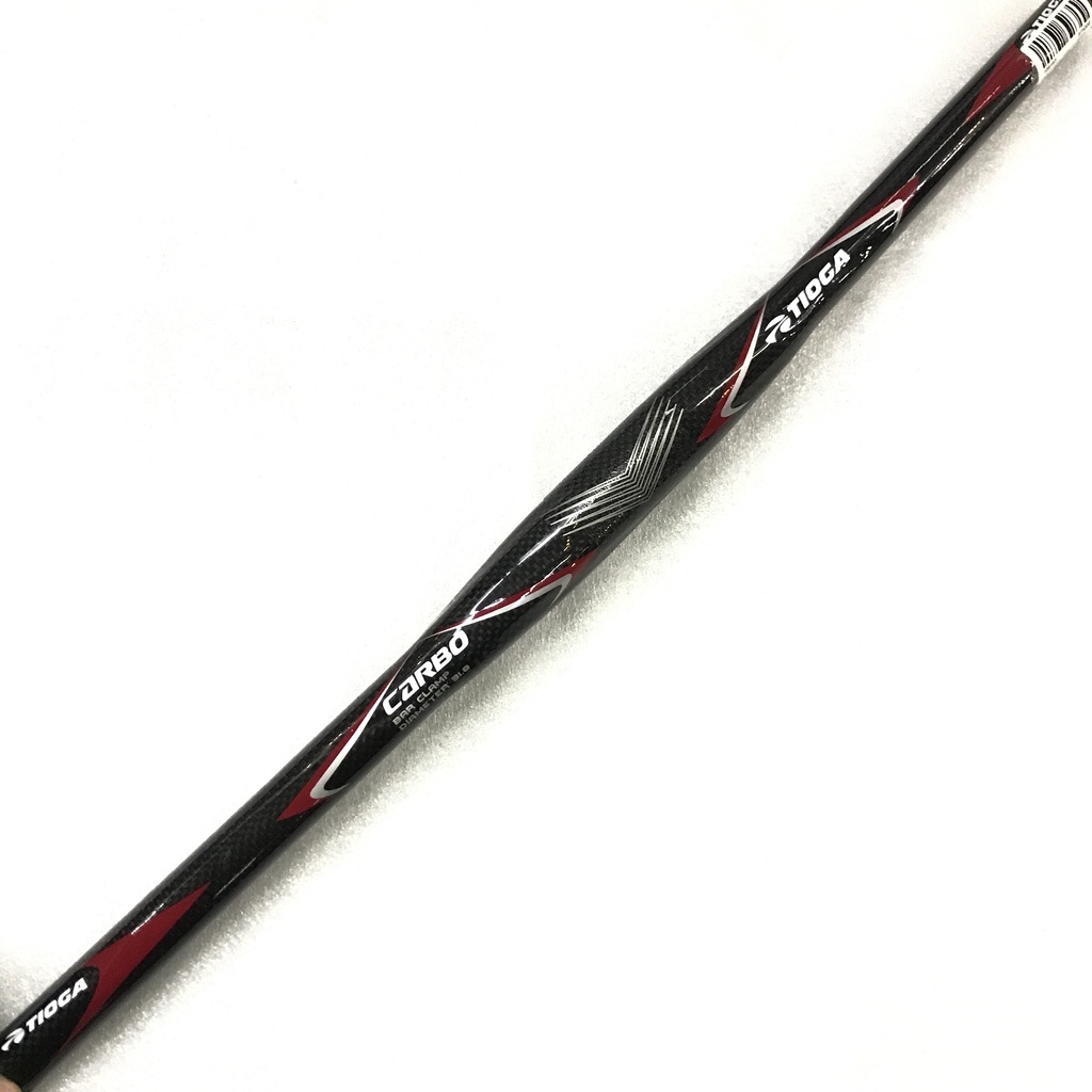 Flat Bar TIOGA Carbon 31,8 580mm Original Handlebar Stang Sepeda Ringan