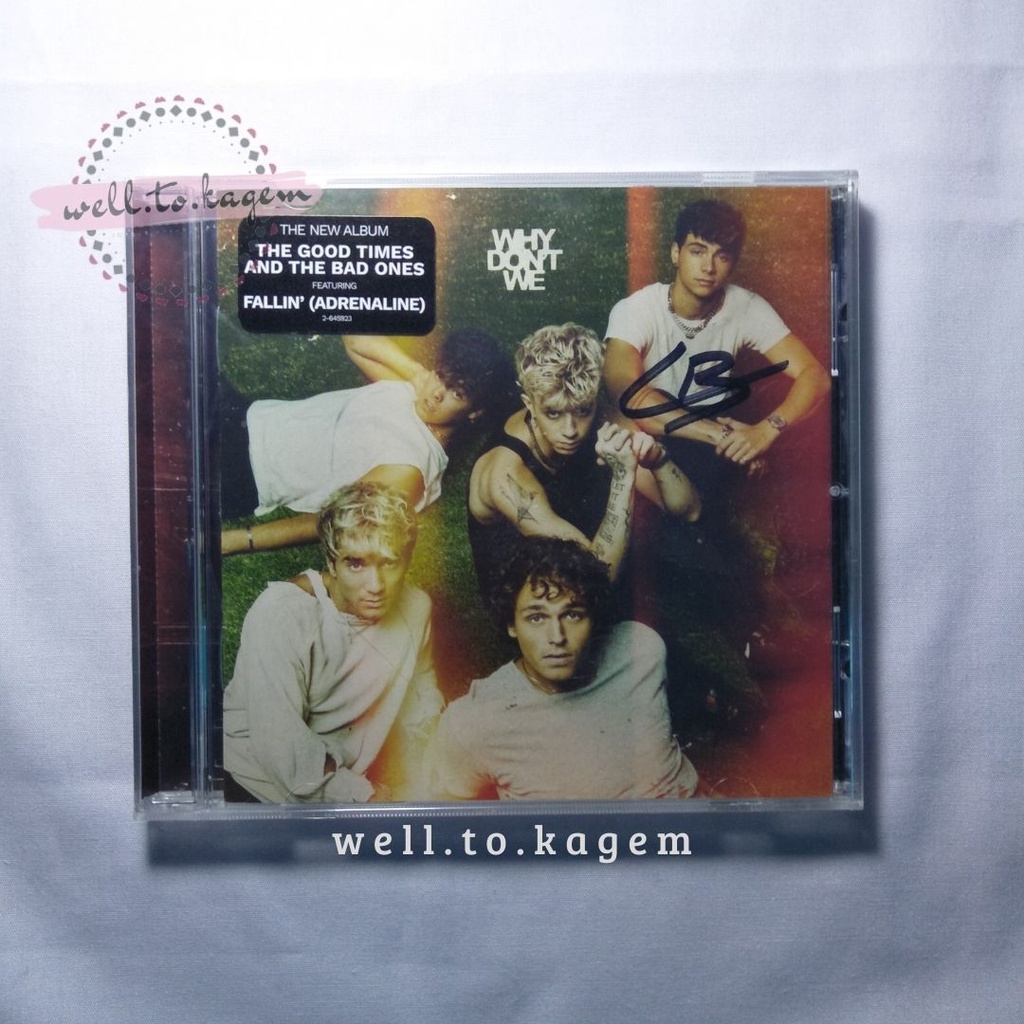 (CORBYN SIGNED) Album CD Why Don't We - The Good Times And The Bad Ones