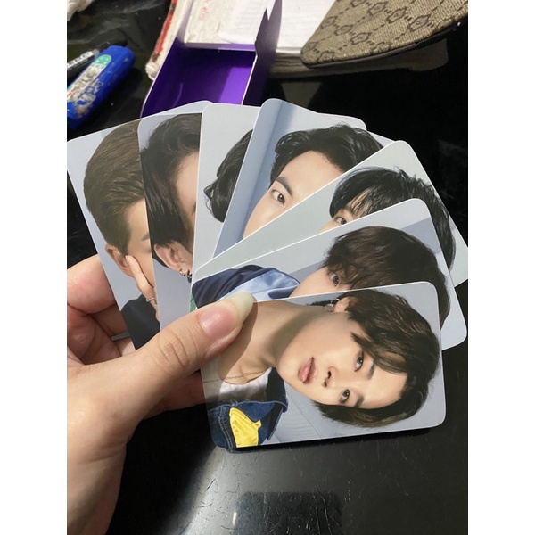 Photocard BTS colab Samsung jimin jungkook rm jhope suga jin