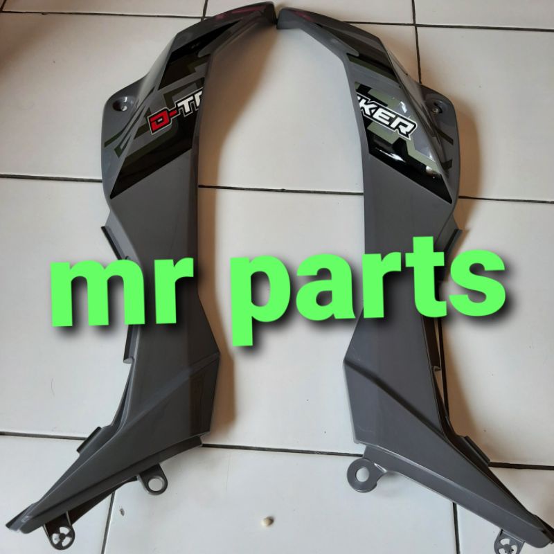 body bodi sayap samping cover tangki tank abu abu 2021 dtracker dtraker dt new bf original