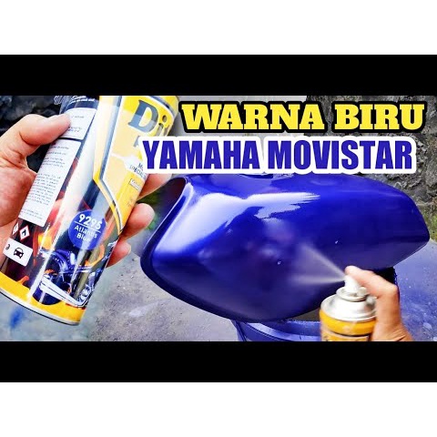 DITON Premium Pilox Cat Semprot Y9295* Atlantis Blue / Biru Yamaha / Biru Moviestar (400 cc / 400 ml)