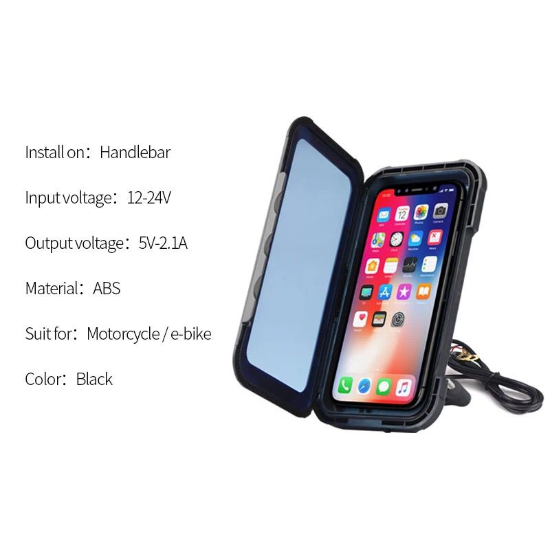 (P) Universal Retractable Bike Phone Mount Holder 360 / holder waterproof