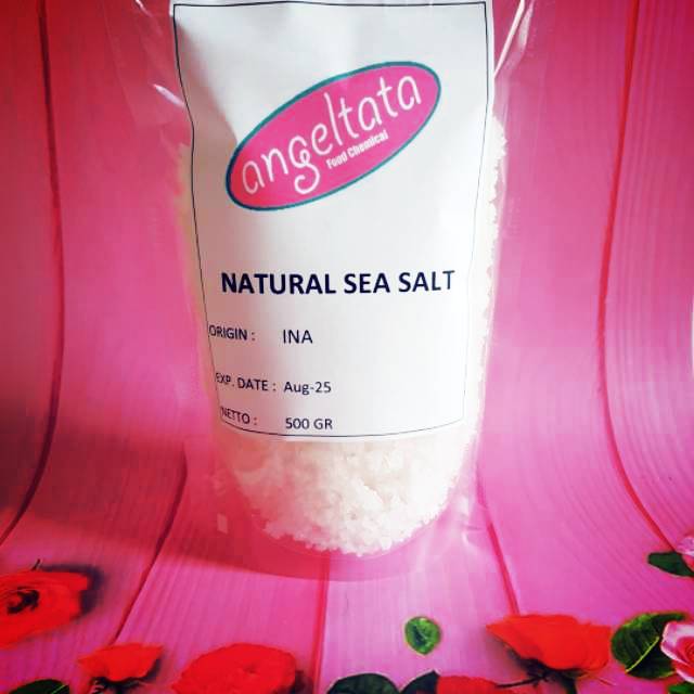 

500gr Garam Laut Alami Kasar - Natural Sea Salt Coarse