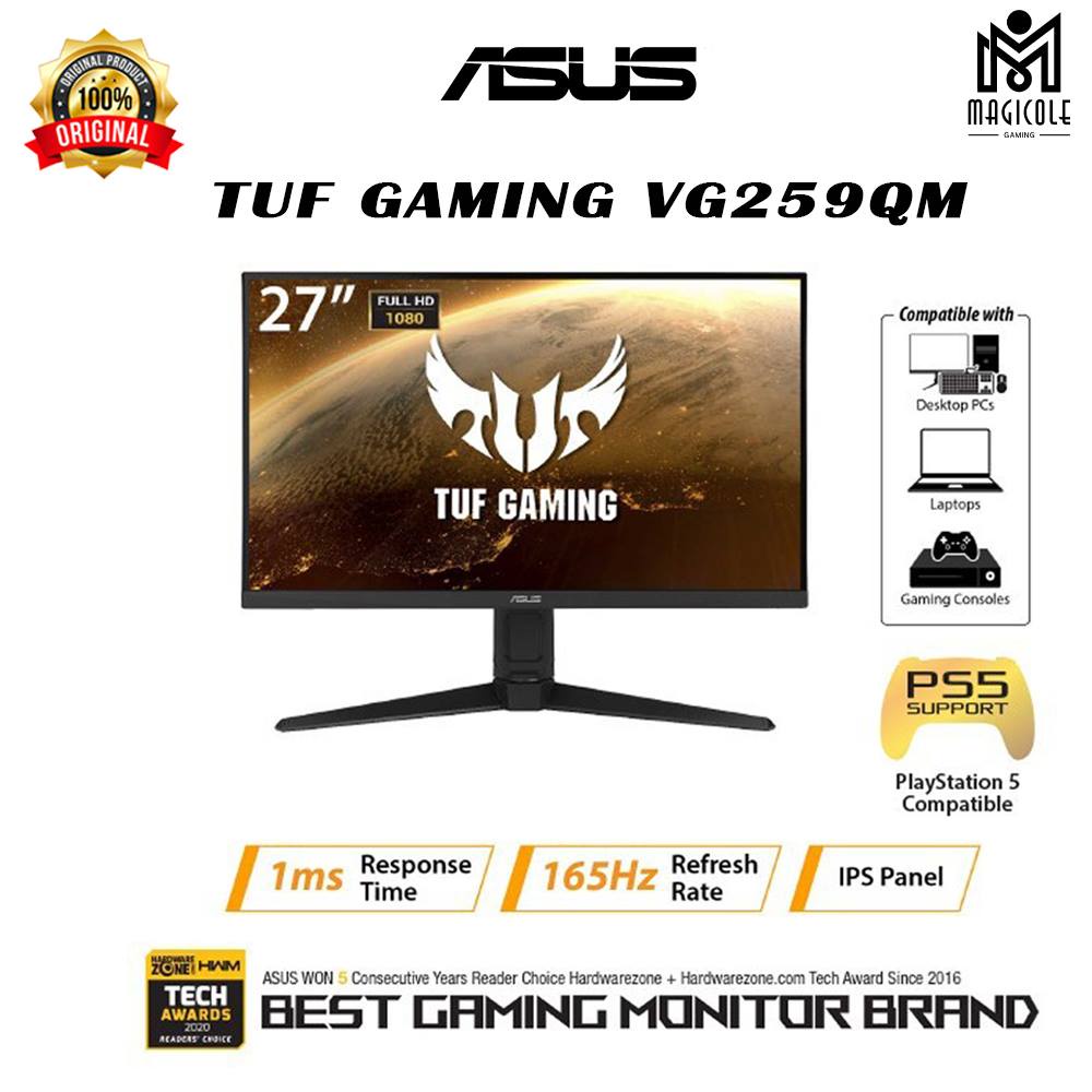 ASUS TUF GAMING VG279QL1A 27" 165Hz IPS Gaming Monitor