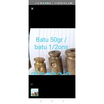 Timbel 50gr/ Timbel 1/2ons/ Batu timbangan 50gr/ 1.2ons