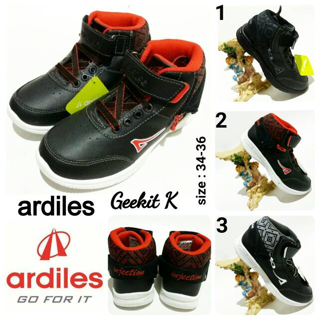 Sepatu sekolah unisex junior ardiles BIS GEEKIT Murah dan baru 34-36