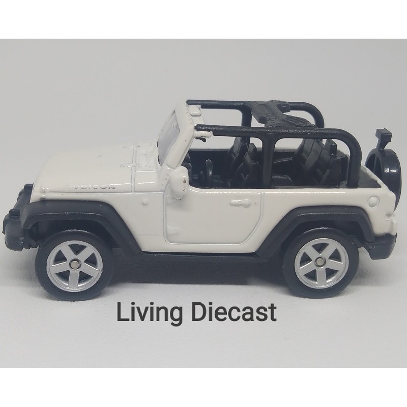 Diecast/Miniatur Mobil-Rubicon top open skala 1:60 (White color)