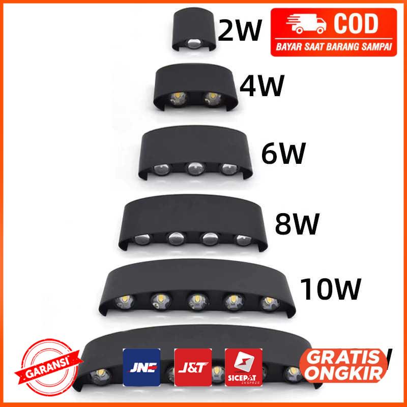 Lampu Hias Dinding LED Aluminium 2W 2 LED Warm White RL-B15-2