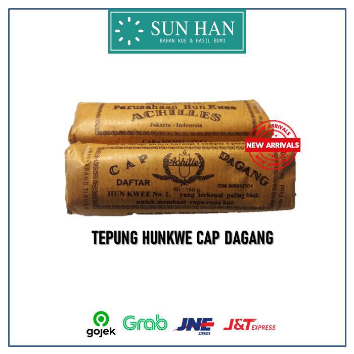 Jual Tepung Hun Kwee Achilles Cap Dagang 150 Gram Hunkwe Cap Dagang