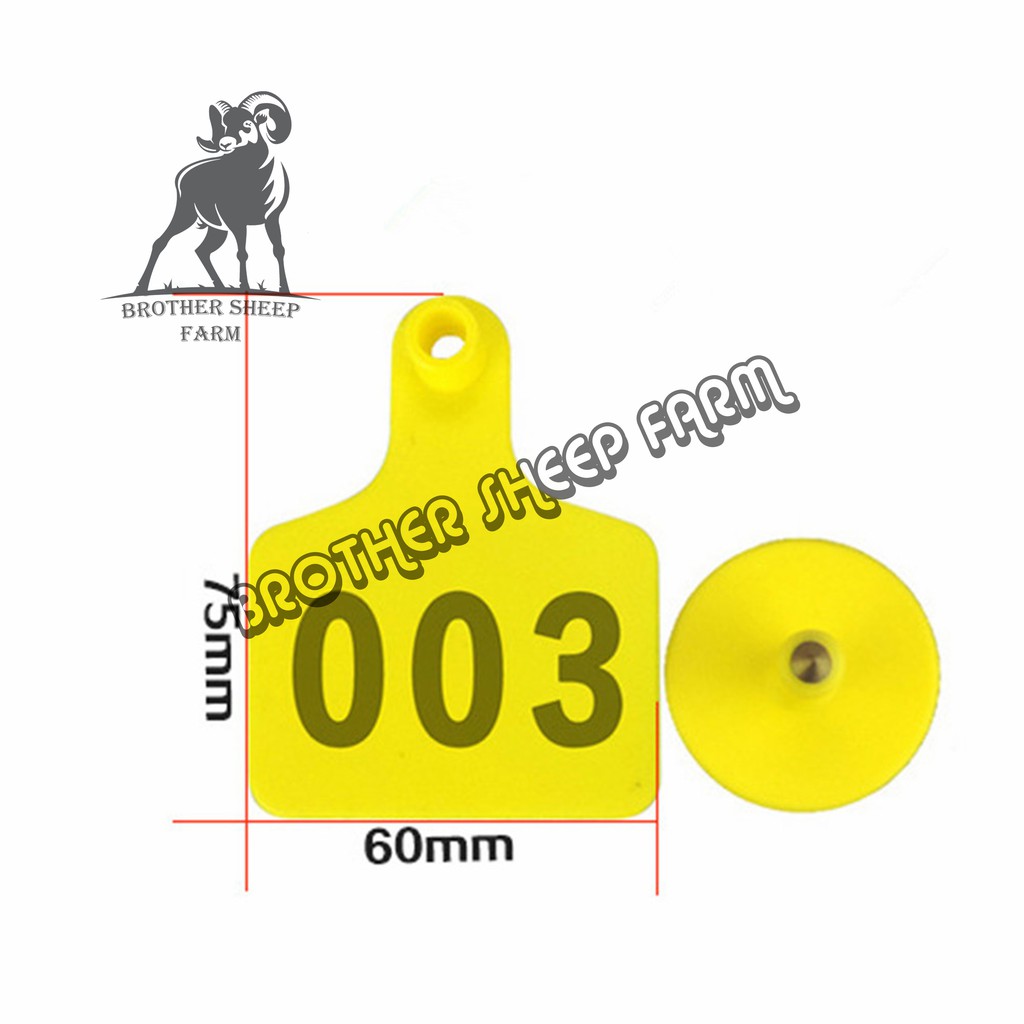 Jual Ear Tag Tanda Telinga Sapi Bernomor 100 Pcs | Shopee Indonesia