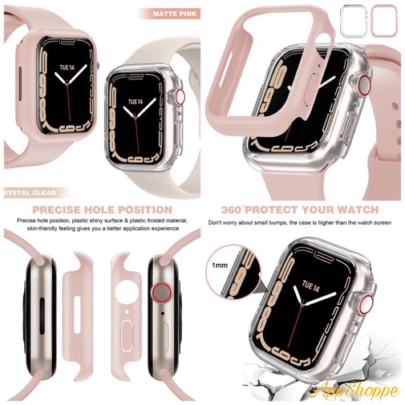 Apple Watch Series 7 CASE PROTECTOR Cover Hardcase Shockproof PREMIUM