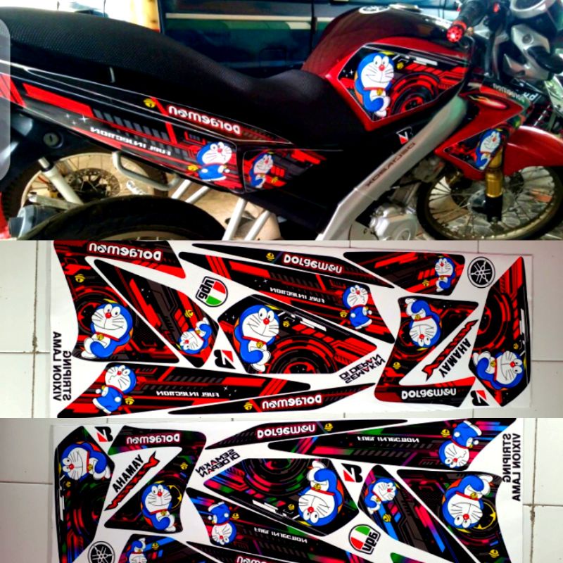 Striping  Variasi Vixion old l Striping vixion old variasi l list variasi vixion old doraemon l Stri
