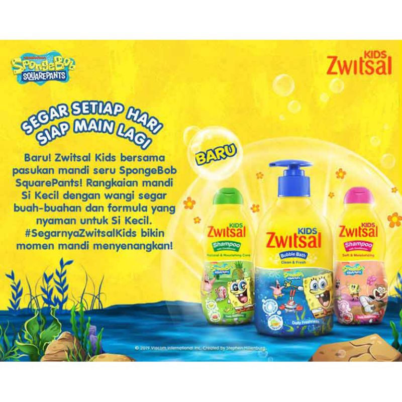 READY ZWITSAL SHAMPOO WITH CONDITIONER KIDS 180ML