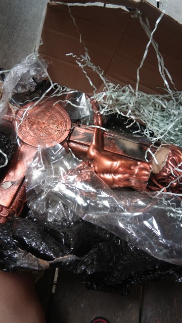 Salib Gantung Katolik Kayu Jati Warna 70 Cm - Salib Dinding