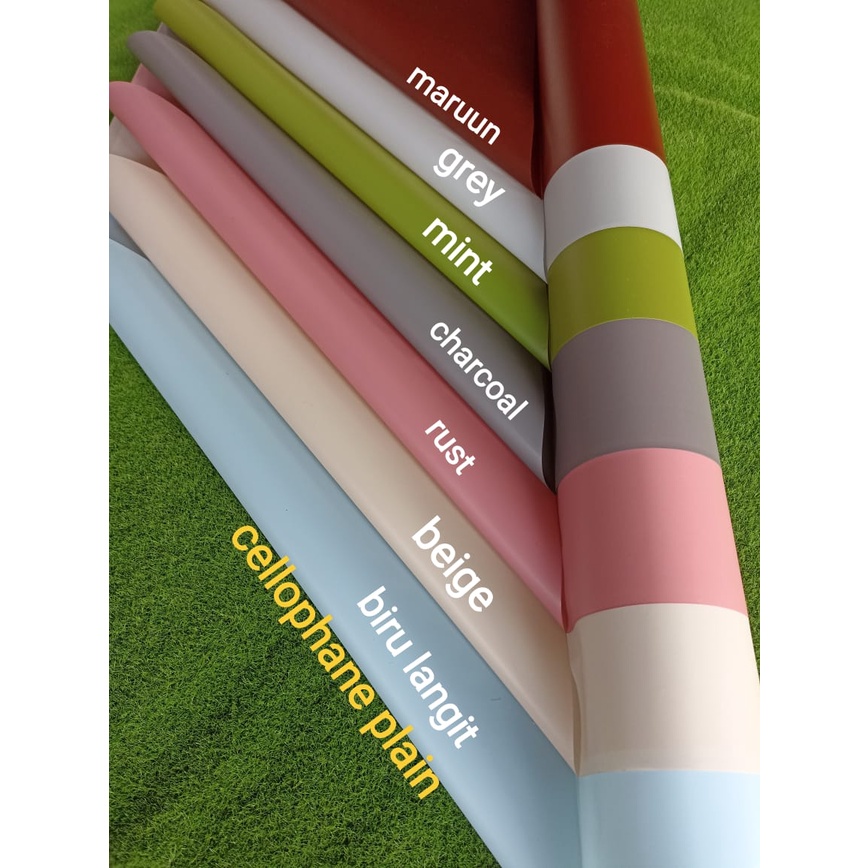 

kertas cellophane plain #kertas bahan buqet#wraping flower#wraping snack#