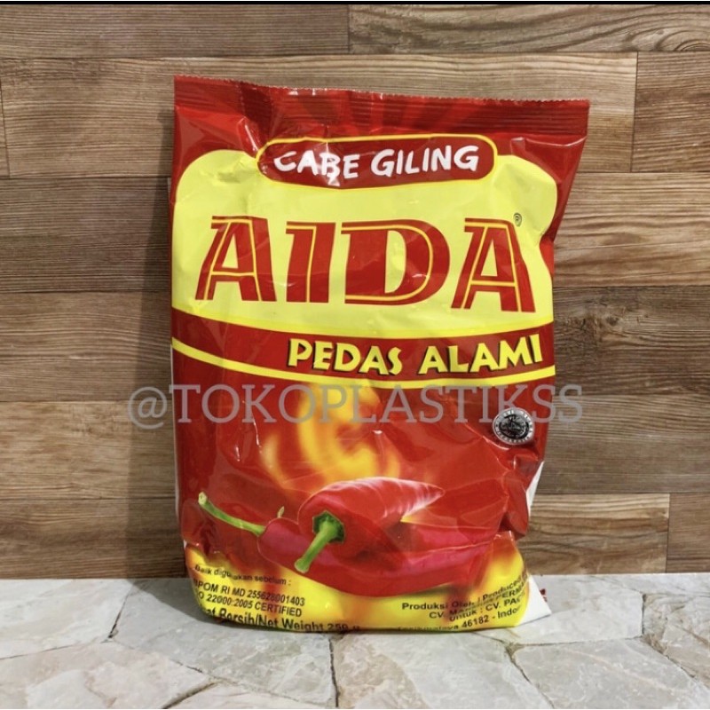 

cabe giling Aida 250gr / chili powder / bubuk cabe