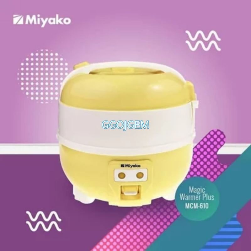 Magic Com Miyako MCM 610 (1 LITER) / Rice Cooker 3IN1/ Penanak Nasi