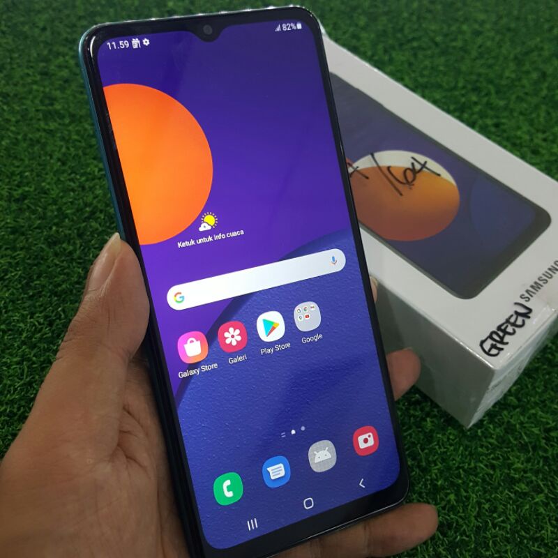 Samsung M12 ram 4gb second bekas pakai mulus fullser original resmi-3