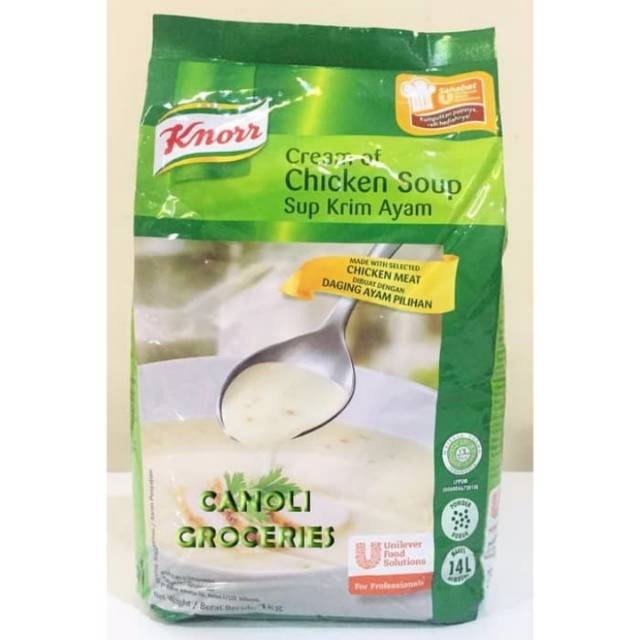 

Knorr Cream Of Chicken Soup I Sup Krim Ayam 1 kg I Chicken Meat I Zupa zupa