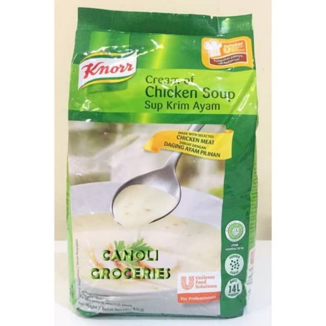 Knorr Cream Of Chicken Soup I Sup Krim Ayam 1 kg I Chicken Meat I Zupa zupa