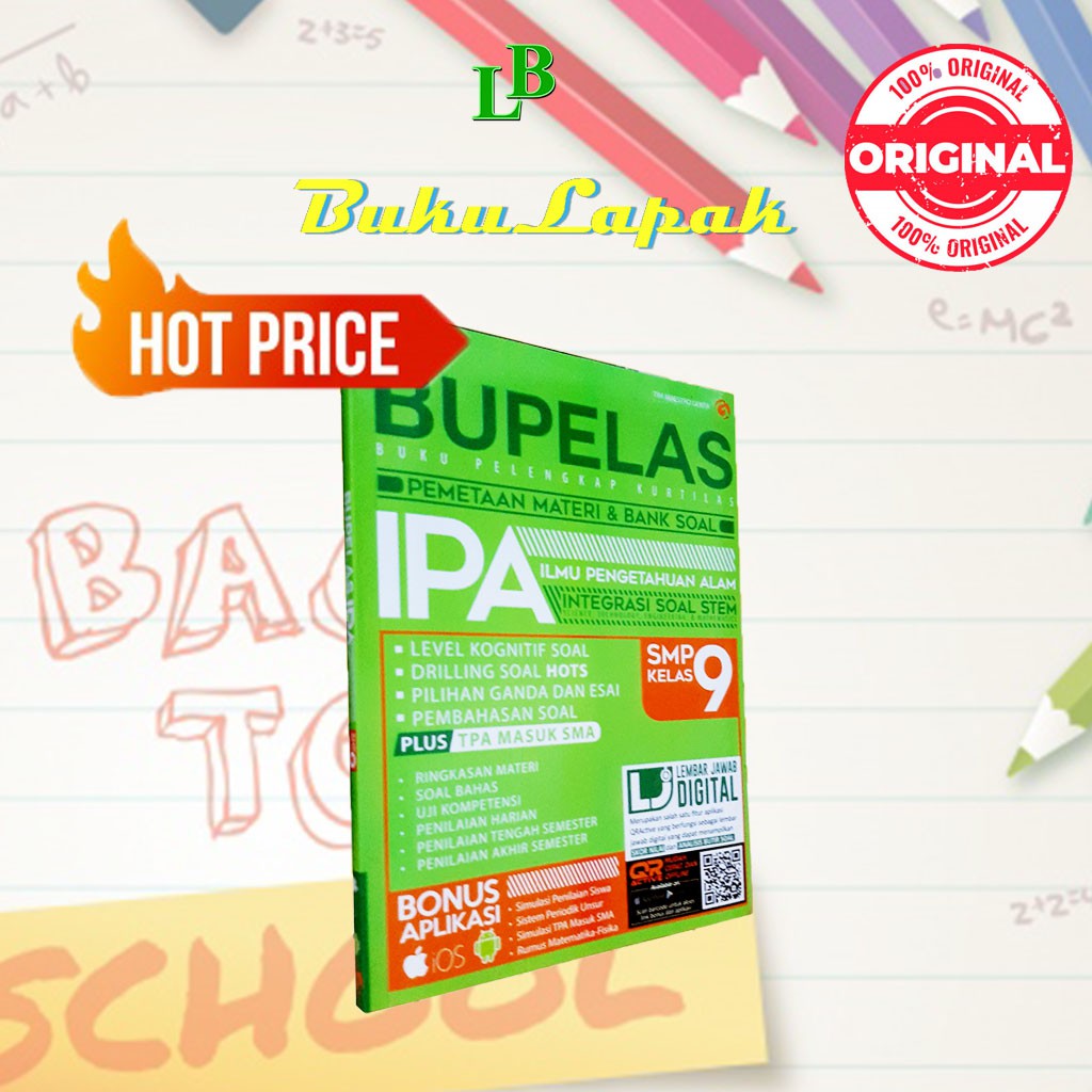 Buku Ipa Smp Kelas 9 Bupelas Pemetaan Materi Bank Soal Ipa Smp Kelas 9 Shopee Indonesia
