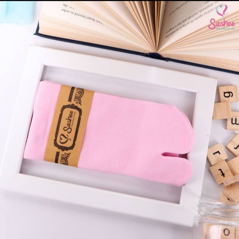 Sashee Kaos Kaki Jempol Basic-Pink