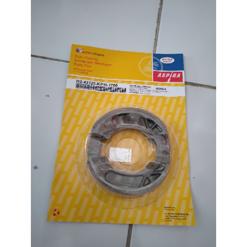 kampas belakang shoes set brake Supra x 125 new Supra fit, Revo , karisma , Blade mer aspira