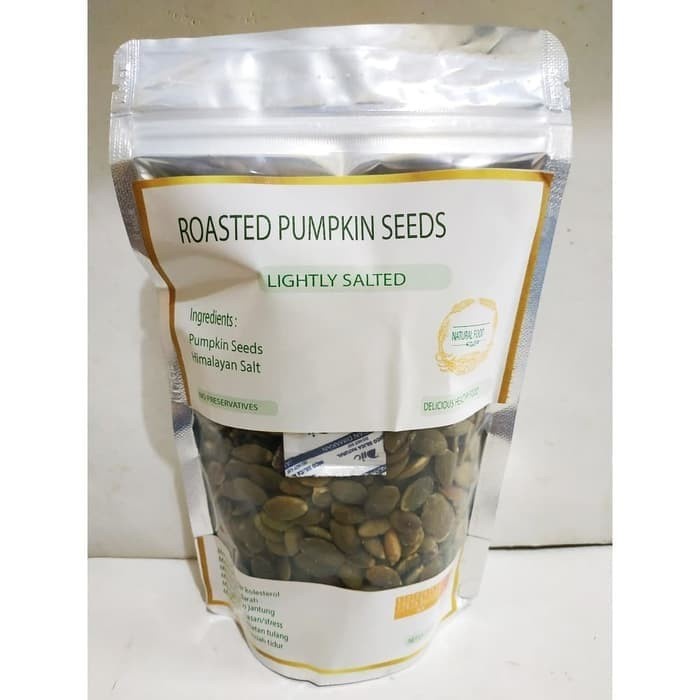 

ds201fs Pumpkin Seeds Panggang Sedikit Asin - 250 Gr Dscscv
