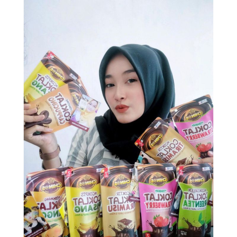 

chinos coklat enak premium kekinian