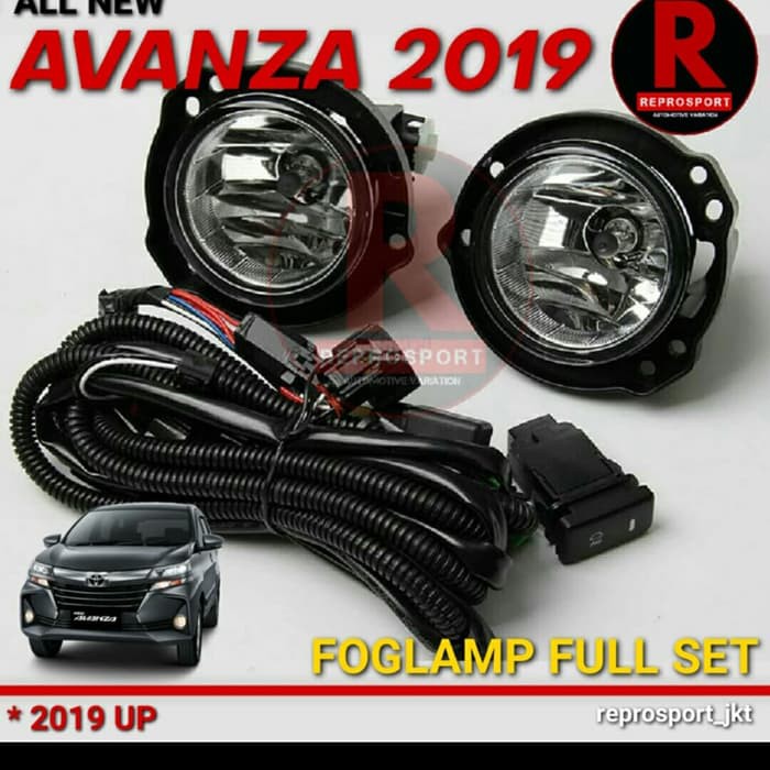 Foglamp Lampu Kabut Mobil Toyota Avanza 2019