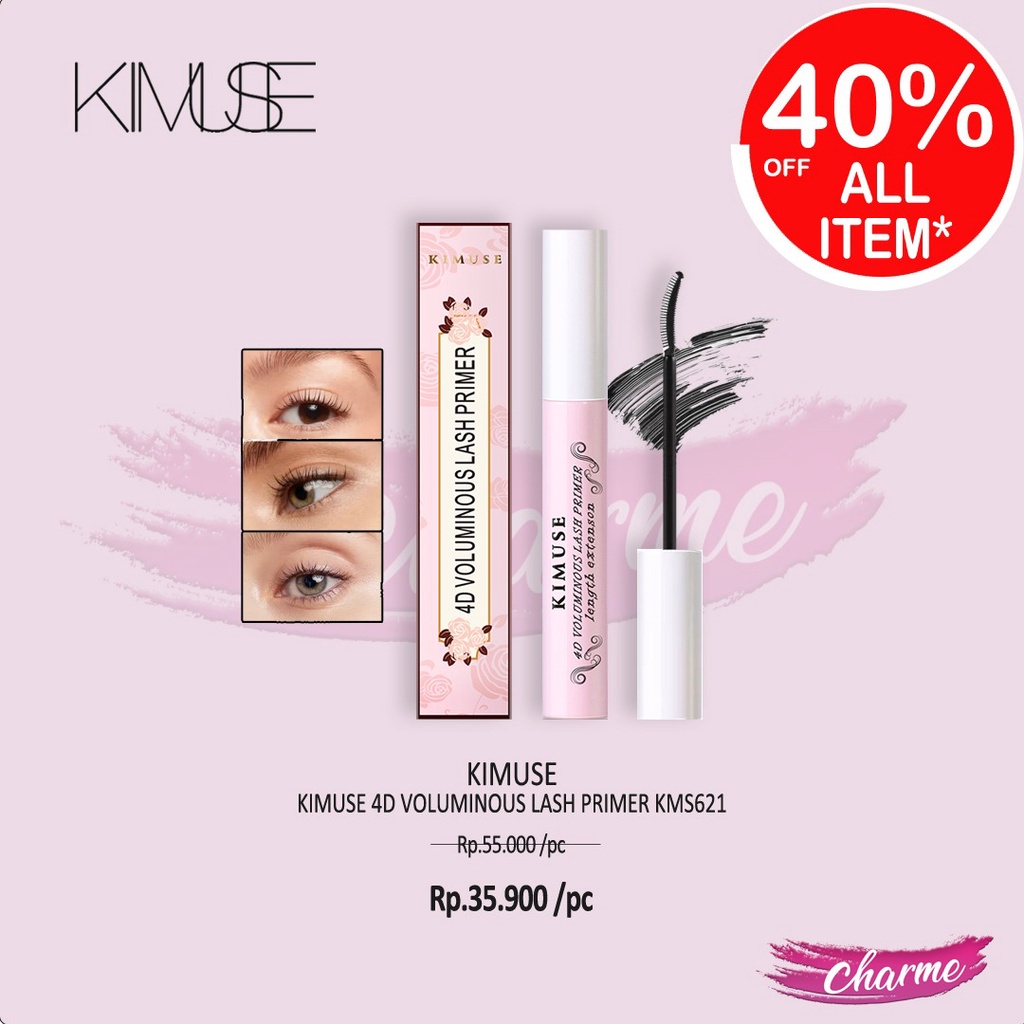 (READY &amp; ORI) Kimuse 4D Voluminous Lash Primer KS621 KS 621