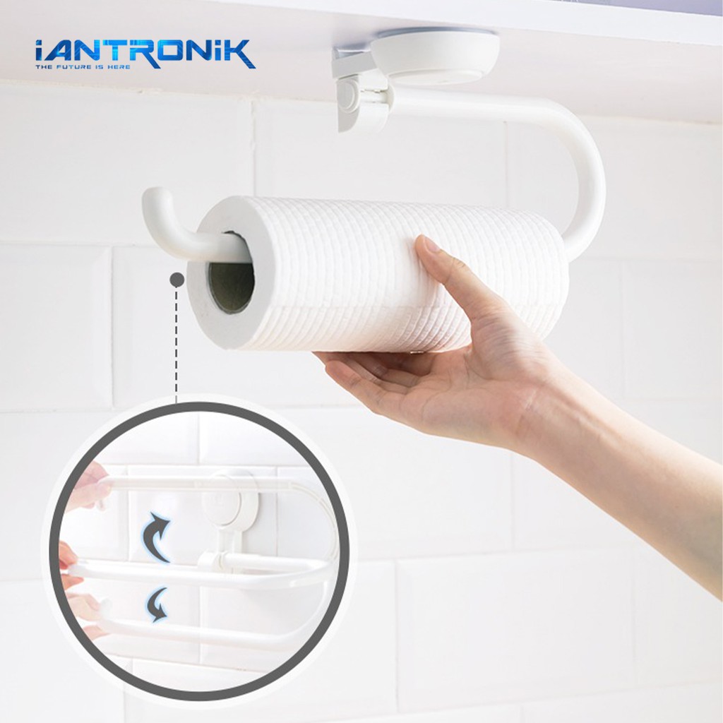 KIYOTE Paper Towel Rack - Gantungan Tempat Tisu Gulung Roll Toilet Handuk