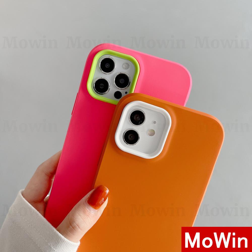 Mowin - Casing Silikon Iphone 13 Pro Max 13 Pro Max 12 Pro Max 7 Plus 11 Pro Max Warna Permen