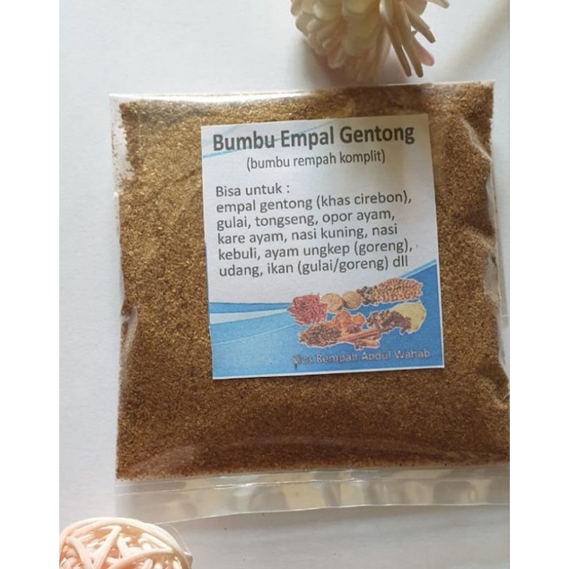 

Bumbu Empal Gentong khas Cirebon 100 gram, bumbu rempah Wahab