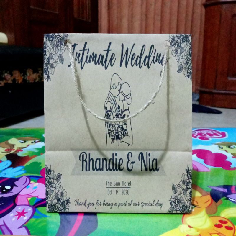 

Paper Bag Mug Custom Desain ukuran 12x10x14 cm