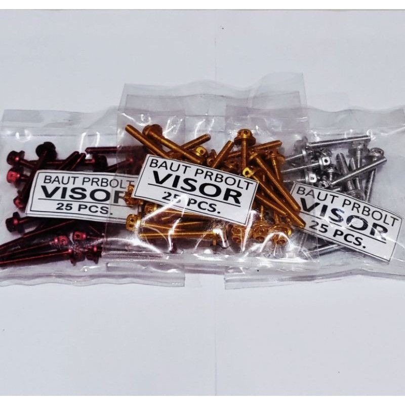 BAUT VISOR variasi NMAX / AEROX / LEXY / ADV/dll (1 SET =4 PCS ) BAUT WINSIL universal