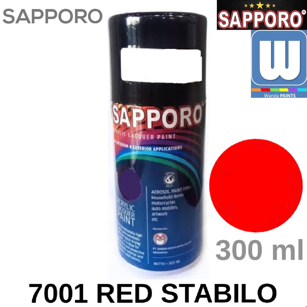 

SAPPORO Fluorescent Red 7001 300ml