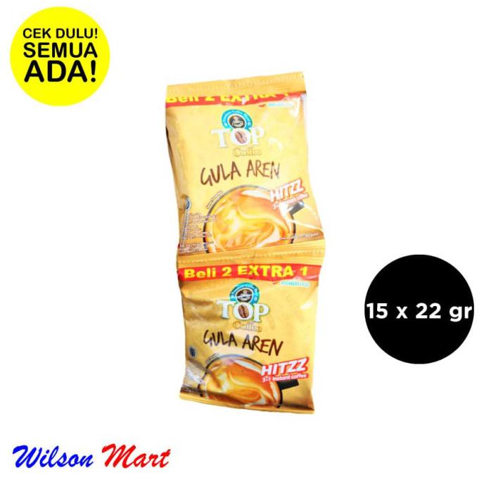 

Gilaa!!! Top Coffee Gula Aren Isi 15 X 22 Gram Renceng Trendi