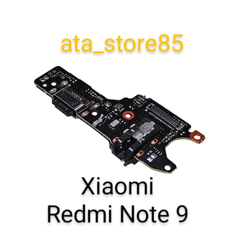 Papan Charger Xiaomi Redmi Note 9 | Redmi Note9 PCB UI+Mic Connector Charger Board Konektor Cas Flexible Flexibel Carger Original