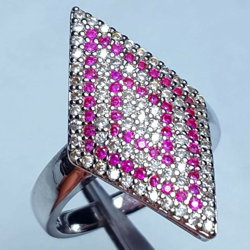 CINCIN PEREMPUAN ZIRCON RUBY TABUR MEWAH