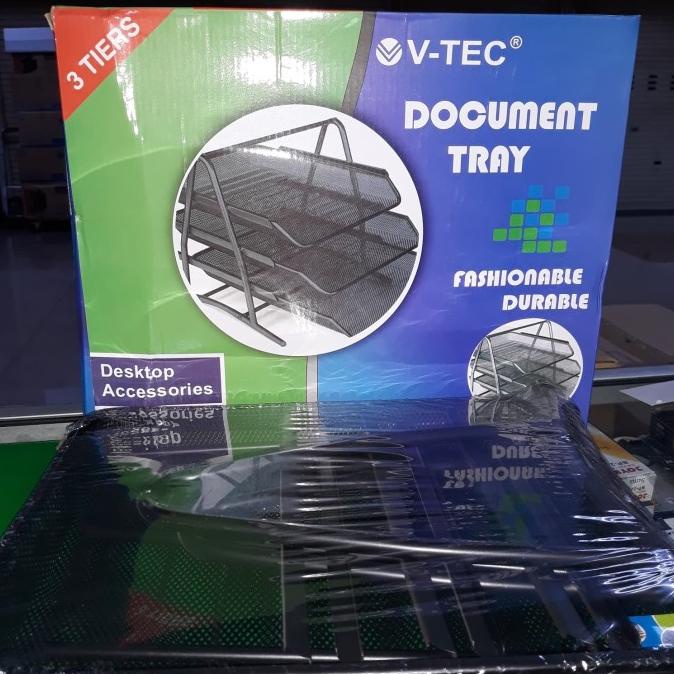 

[[COD]] Rak kertas besi 3 susun Document tray 3 tiers PROMO Kode 300