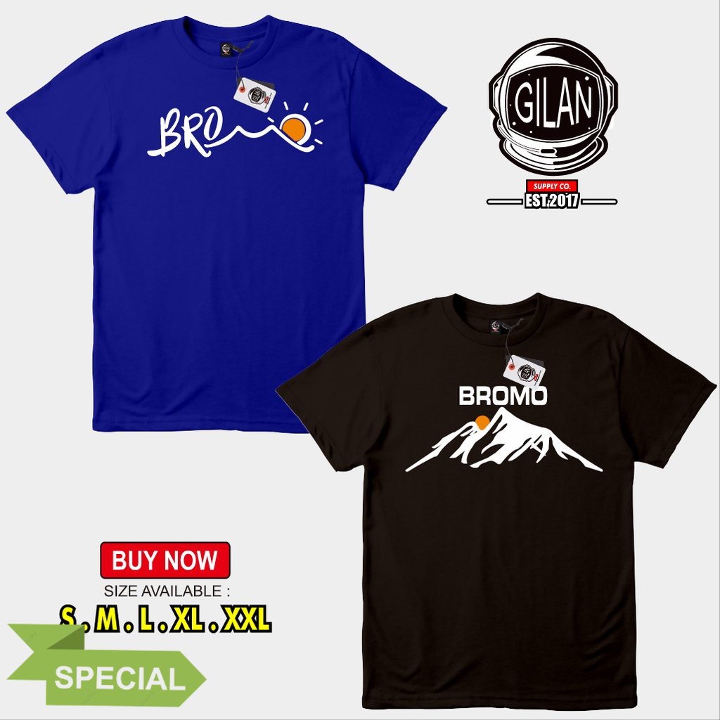 KAOS BAJU BROMO PENDAKI GUNUNG TRAVELER HIKING OUTDOOR - Destroku CLOTH