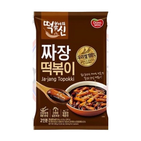 

Dongwon Jjajang Tteokpokki 358gr - Kue Beras Dengan Bumbu Jjajang Made In Korea