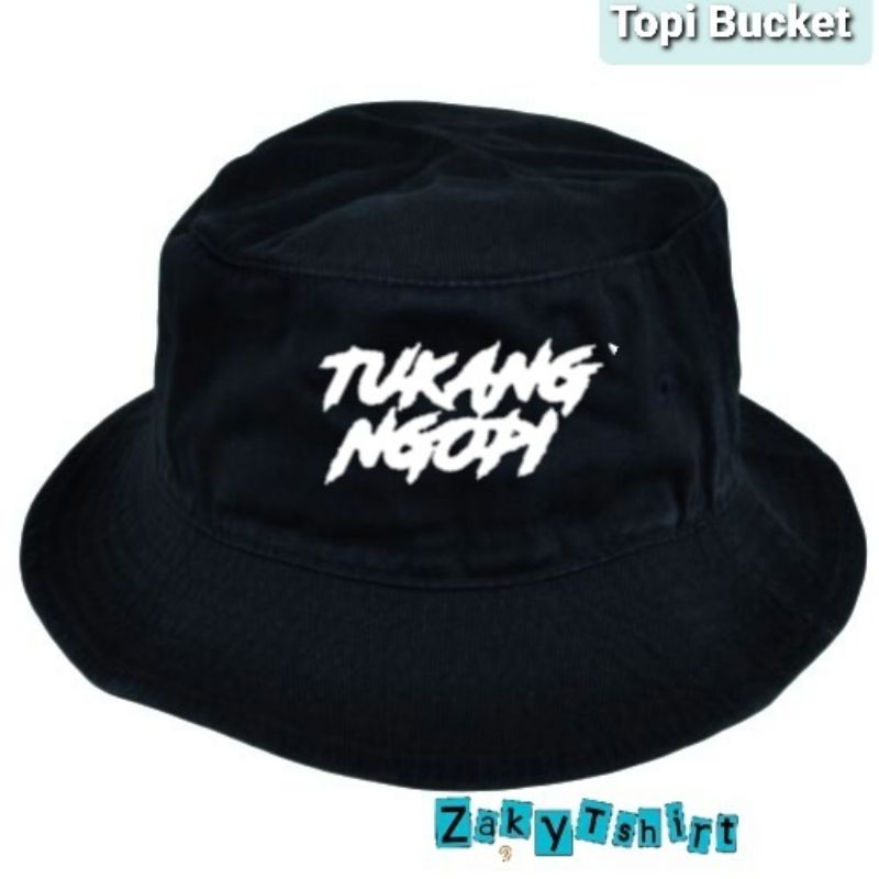 Topi Bucket / Hat Bucket / Bucket cowok / Bucket cewek / Hat Bucket Tukang ngopi