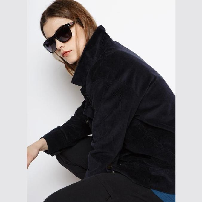 Muzca Navy Corduroy Jacket Termurah