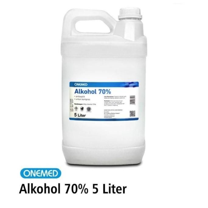 alkohol onemed 70% 5 liter/Alkohol 70% OneMed 5 ltr/ONEMED Alkohol 70%