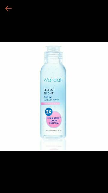 Wardah Perfect Bright Tone Up Micellar Water  Brightening +Refresh 100 ML