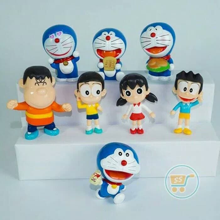 MOMBABY1 Figure Set Doraemon Stand By Me / Topper Cake Kue Doraemon Stand By Me